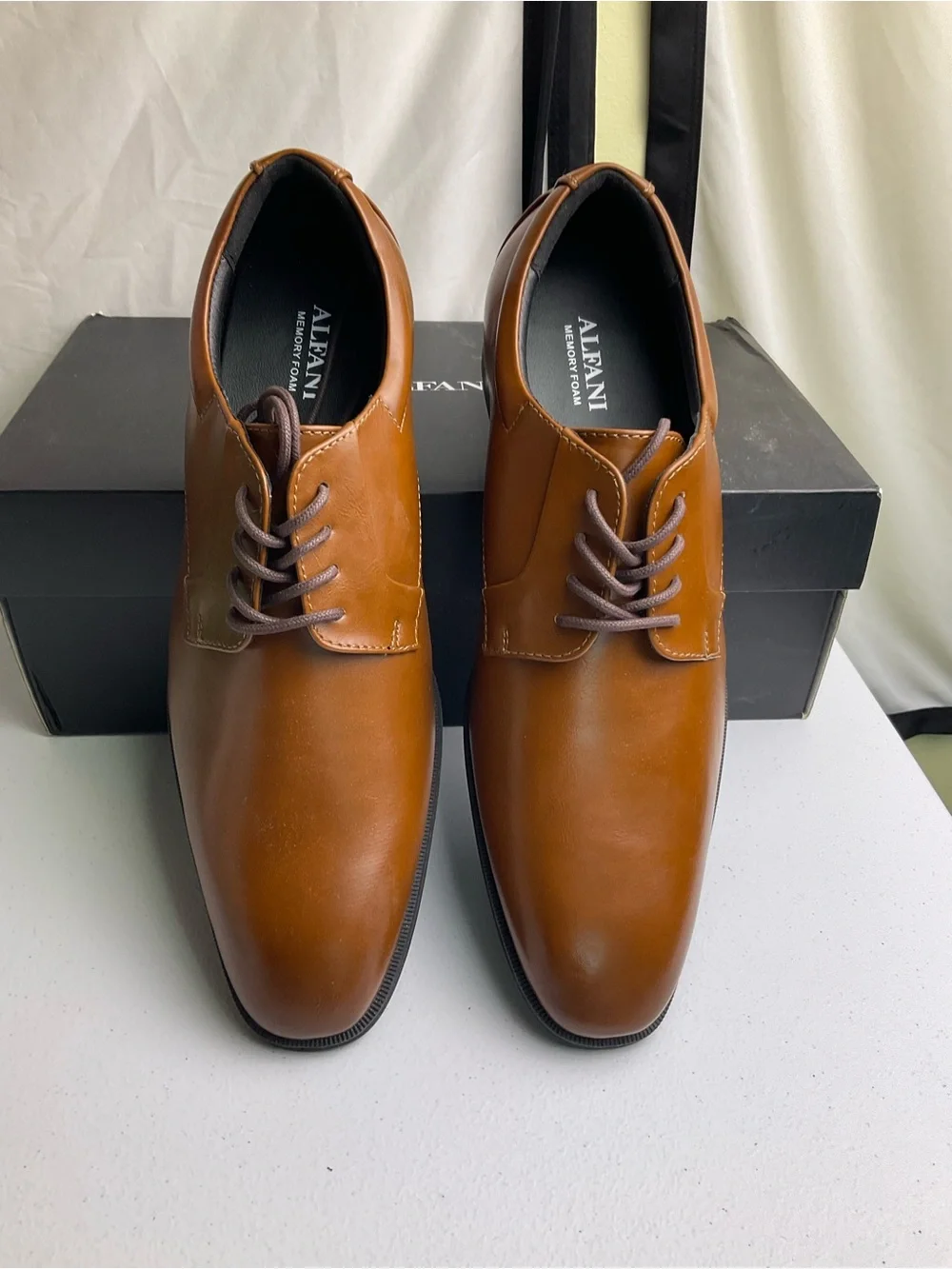 Alfani Andrew Tan Derby Dress Shoes